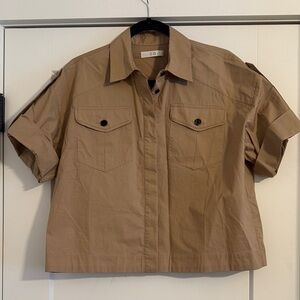 NWT CO Short Sleeve Button-Up Shirt
